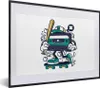 MuchoWow® MuchoWow® Gerahmtes Poster Kassettenkassetten - Produktbild-Vorschau 1