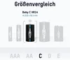 ANSMANN Akku Baby C, 4500 mAh 1,2V, 2 Stück, geringe Produktbild-Vorschau 2
