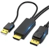 Câble de conversion Reagle HDMI vers DISPLAYPORT DP 4K 60Hz Voir les images du produit 1
