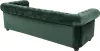 Chesterfield 3er Sofa 205cm flaschengrün Samt mit Produktbild-Vorschau 2