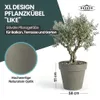 XXL Pflanzkübel / Pflanztopf „LIKE“ Ø79xH70 cm - Braun - Produktbild-Vorschau 2