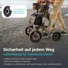 Helavo Outdoor Rollator mit Luftbereifung – Faltbarer Produktbild-Vorschau 2