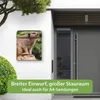 banjado Design Briefkasten Stahl schwarz mit Zeitungsfach Produktbild-Vorschau 5