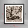 Gerahmtes Poster - Schwarzer Rahmen - Formel 1 Rennen Retro Produktbild-Vorschau 5