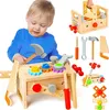 ASKSA Werkzeugkoffer Kinder Spielzeug, Montessori Produktbild-Vorschau 2