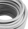 A coiled bundle of gray corrugated tubing. Produktbild-Vorschau