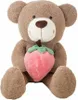Plüschbär Erdbeere 75 cm Produktbild-Vorschau 3
