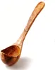 Schöpflöffel aus Olivenholz 25 cm Produktbild-Vorschau 3