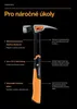 A Fiskars hammer is shown against a black background with descriptive text highlighting its features. Anteprima dell’immagine prodotto