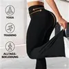 Damen Yoga Schlaghose High Waist Crossover Schwarz Gr. M Produktbild-Vorschau 2