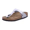 Birkenstock Gizeh Silber Normalfußbett - Damen Hausschuhe - Produktbild-Vorschau 37