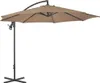 vidaXL Ampelschirm mit Stahl-Mast 300 cm Taupe Produktbild-Vorschau 1