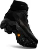 Schwarzer La Sportiva Aequilibrium Hike GTX Schuh mit Profilsohle und seitlichem Logo Produktbild-Vorschau