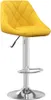 A yellow bar stool on a white background. Voir les images du produit