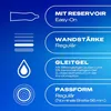 Durex 3306699, Pánsky kondóm, Hladké, Priehľadná, Latex, Náhľad obrázku produktu 2
