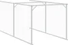 vidaXL Domček pre psa so strechou antracit 117x405x123 cm Náhľad obrázku produktu 7