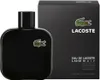 A black bottle of Lacoste L.12.12 Noir Eau de Toilette and its matching black textured box are displayed against a white background. Náhled obrázku produktu