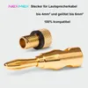 Bananenstecker 28x Stecker Set NEXMEX Vergoldet Produktbild-Vorschau 5