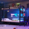 Flieks Etagenbett 90x200cm mit Schreibtisch und Ablagen, Produktbild-Vorschau 2
