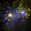 LUMILED 2x Solarleuchte für außen, Garten Feuerwerk 90 cm Produktbild-Vorschau 1