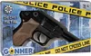 Gonher Polizeipistole 8 Schuss 17x12x3 Cm Silber  Kinder Produktbild-Vorschau 3