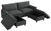 Merax Cloud Sofa 4-Sitzer, Modulares Ecksofa Mit Produktbild-Vorschau 11
