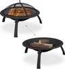Relaxdays Feuerschale, Ø Schale 51 cm, klappbare Beine, Produktbild-Vorschau 6