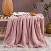 Copriletto Spod Igły i Nitki Sherpa 150x200 rosa cipria Anteprima dell’immagine prodotto 5