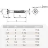 Spanplattenschrauben 3,0 x 45 mm 1000 Stück mit I-Stern, Produktbild-Vorschau 2