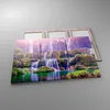 Bild auf Leinwand - Leinwandbild - Wasserfall Natur - Produktbild-Vorschau 2