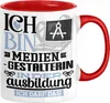Mediengestalterin Ausbildung Start Geschenk Tasse Ich Bin Produktbild-Vorschau 1