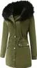 ASKSA Damen Winterjacke Wintermantel Baumwolljacke Warm Produktbild-Vorschau 3