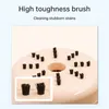 A close-up view of a cleaning brush attachment for a mini vacuum cleaner, with text describing its features. Náhled obrázku produktu