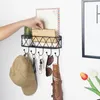 Belle Vous Wandmontiertes Schlüsselbrett mit Ablage und 5 Produktbild-Vorschau 4