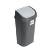 Curver Abfalleimer mit Schwingdeckel schwarz 50L Produktbild-Vorschau 1