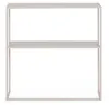 Eingangskonsole mit 2 Ablagen im modernen Design 78x27x78 Produktbild-Vorschau 4