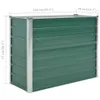 vidaXL Lit surélevé de jardin Acier galvanisé 100x40x77 cm Voir les images du produit 11