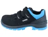 A side view of a black and blue uvex safety shoe. Anteprima dell’immagine prodotto