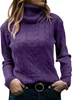 ASKSA Damen Elegant Rollkragen Pullover Casual Produktbild-Vorschau 1