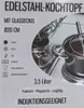 Edelstahl Kochtopf mit Glasdeckel 1,0 bis 5,2 Liter Suppentopf Induktion Produktbild-Vorschau