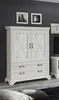 Highboard KASHMIR Pinie Weiß, 4 Fächer, 162.3 cm hoch, 123 Produktbild-Vorschau 2