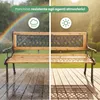 Akord Panca Da Giardino Mirt Marrone/Legno Naturale Anteprima dell’immagine prodotto 6