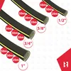 KOTARBAU® Tubo Acqua Giardino PVC 30 m Nero Giallo Tubo da Anteprima dell’immagine prodotto 9