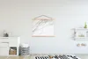 MuchoWow® Textilposter Marmor - Stein - Weiß - Gold - Produktbild-Vorschau 2