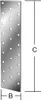 VORMANN Lochblech 300 mm x 100 mm x 2 mm mit CE- Ja Stahl Produktbild-Vorschau 1