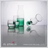 PLATINUX Elegante Ombré Trinkgläser Grün aus Glas 280ml Produktbild-Vorschau 4
