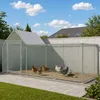 Poulailler métallique de 3x1x1,5 mètres - Toit en PE Voir les images du produit 13