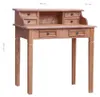 vidaXL Schreibtisch mit Schubladen 90x50x101 cm Altholz Produktbild-Vorschau 6