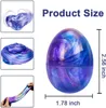 Schleim 3er Pack in Ei-Form DIY Slime Gutes Stressabbau Produktbild-Vorschau 2