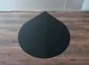 Tropfen 110cm schwarz - Funkenschutzplatte Kaminbodenplatte Produktbild-Vorschau 1
